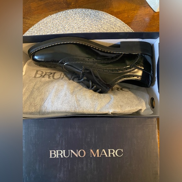 NWOT/SHOES – BRUNO MARC black shoes, size 8 - Picture 3 of 6